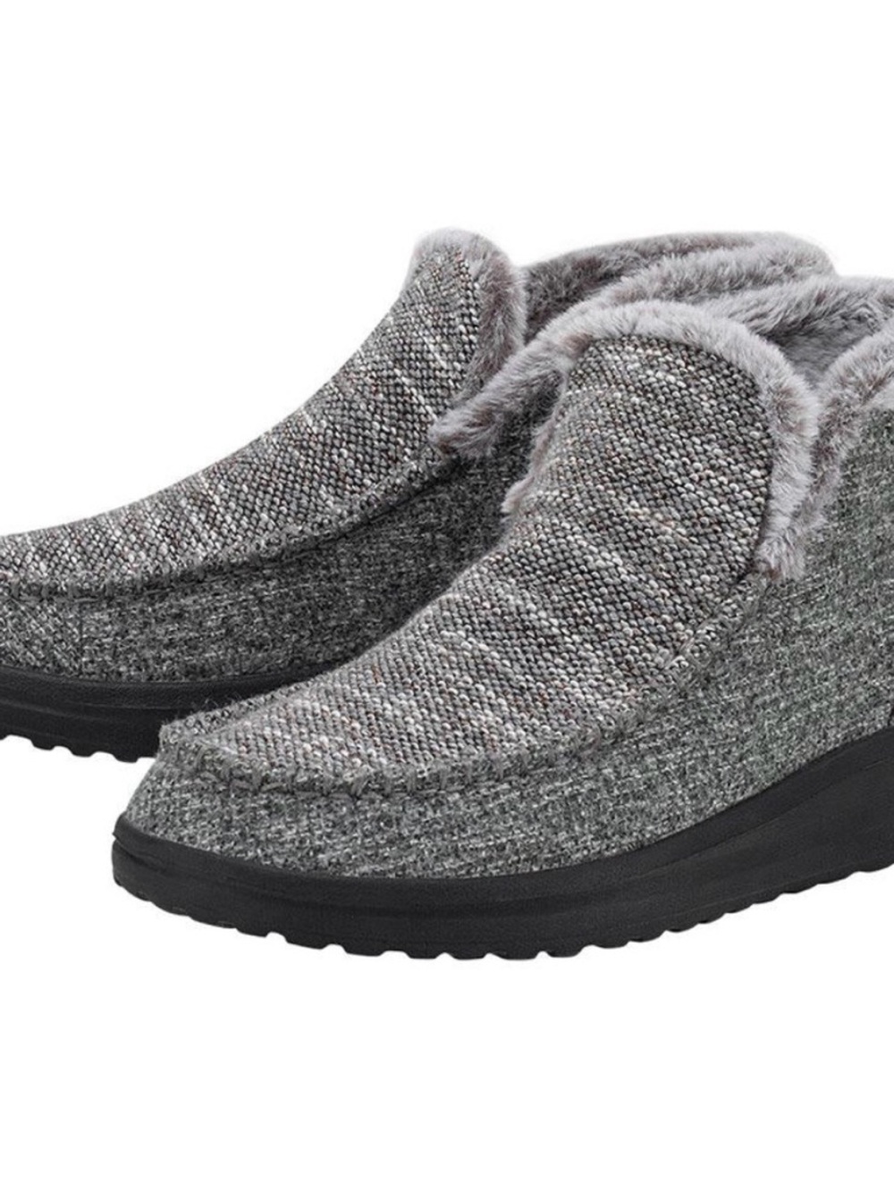 Hey Dude Women's  Faux Fur Denny Shoes Size 9 pre-owned.